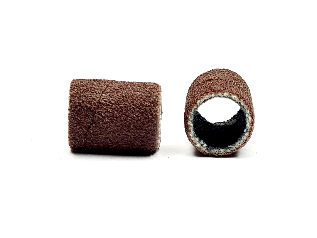 Paquete de 10 cilindros de lija de &oacute;xido de aluminio #180, &Oslash;6 x 13 (mm)