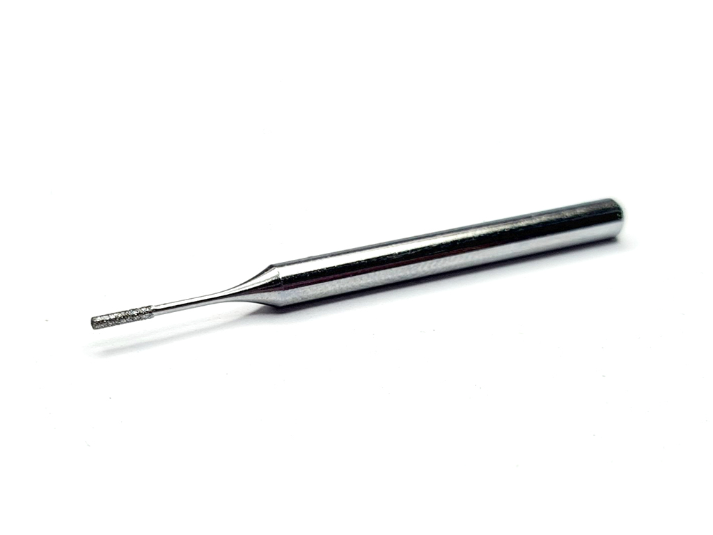 Rectificador cilindrico para interior, #200, &Oslash; 0.9 x 4 x 40, v&aacute;stago de &Oslash; 3 (mm) (diamante electrodepositado)