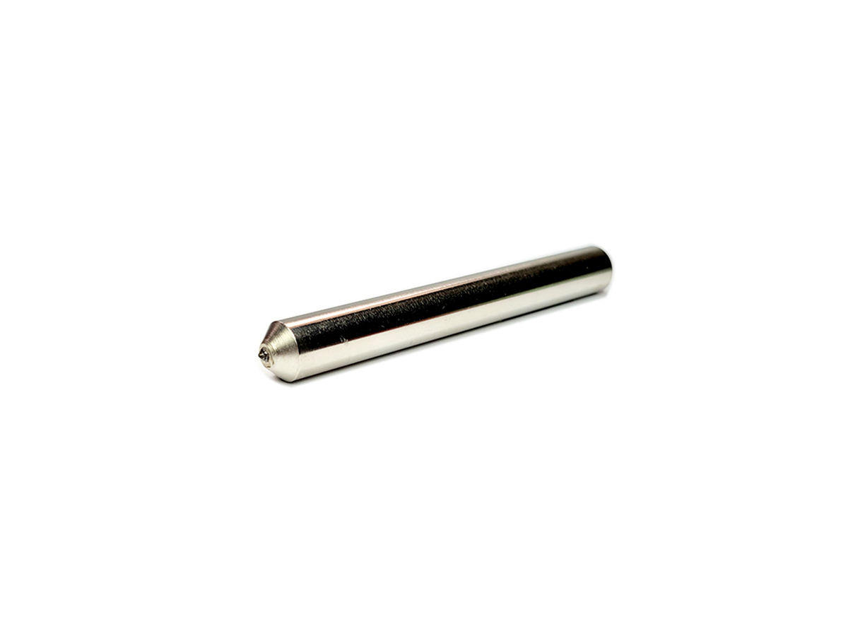 Dresser mono punta, 0.35 ct. Ø 12 vástago x 100 largo (mm), ideal  para el rectificado de piedras de dimensión Ø150~300 x 25 (mm)