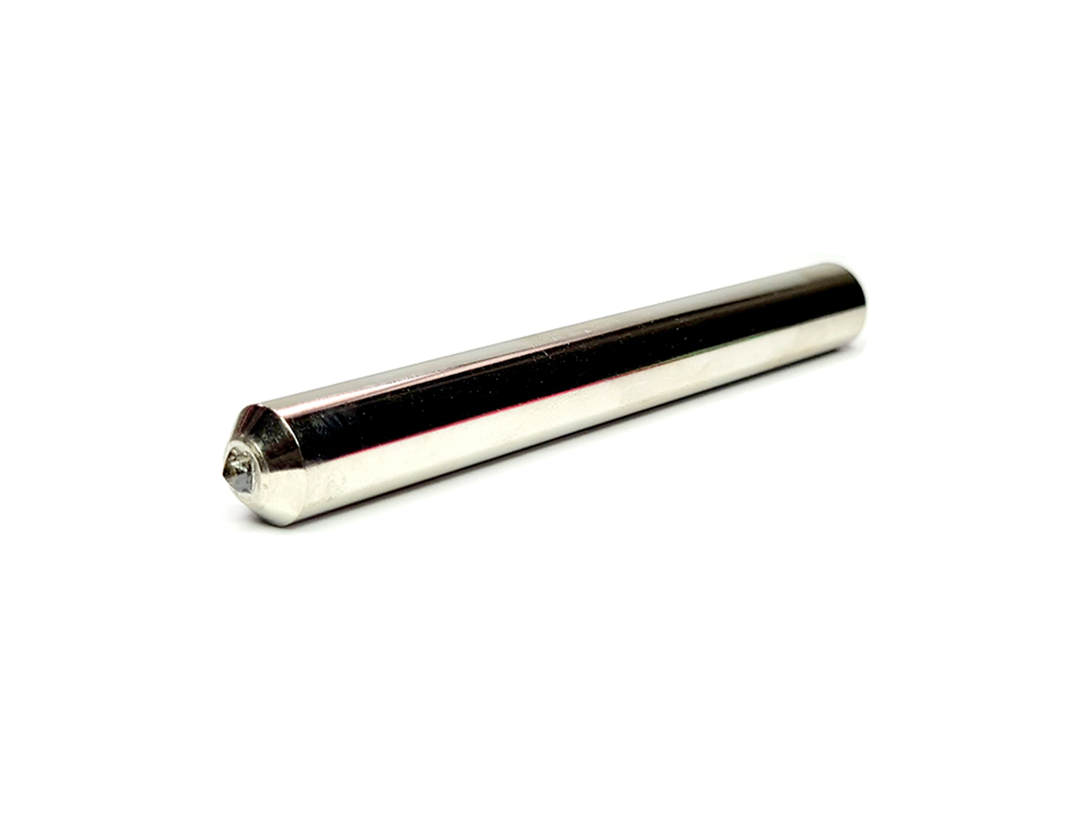 Dresser mono punta, 1.0 ct. Ø 12 vástago x 100 largo (mm), ideal  para el rectificado de piedras de dimensión Ø300~450 x 25~40 (mm)