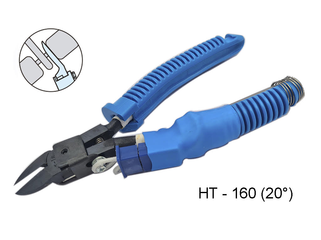 Pinza con aplicaci&oacute;n de calor para corte a 20&deg;, en plastico (colada), capacidad de corte &Oslash;4mm, tama&ntilde;o de cuchilla 16mm, compatible con unidad de control TRF25-120V