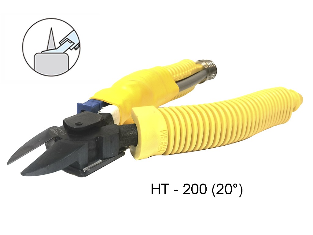 Pinza con aplicaci&oacute;n de calor para corte a 20&deg;, en plastico (colada), capacidad de corte &Oslash;7mm, tama&ntilde;o de cuchilla 23mm, compatible con unidad de control TRF25-120V