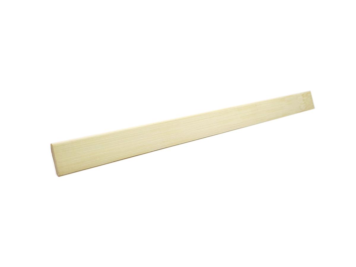 Soporte de bamboo para lija o fieltro con adhesivo, 15 ancho x 200 largo (mm).