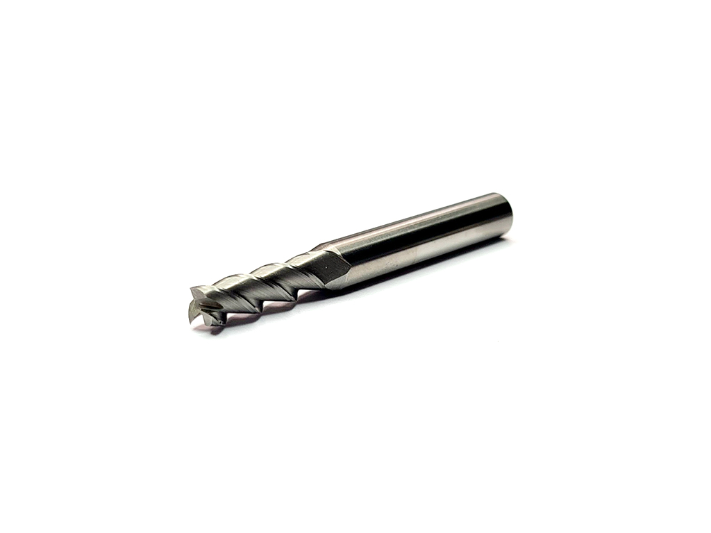 Cortador recto, 3 filos, 45°, Ø5 x 16LC x 50LT, vástago 6 (mm), para corte en aluminio