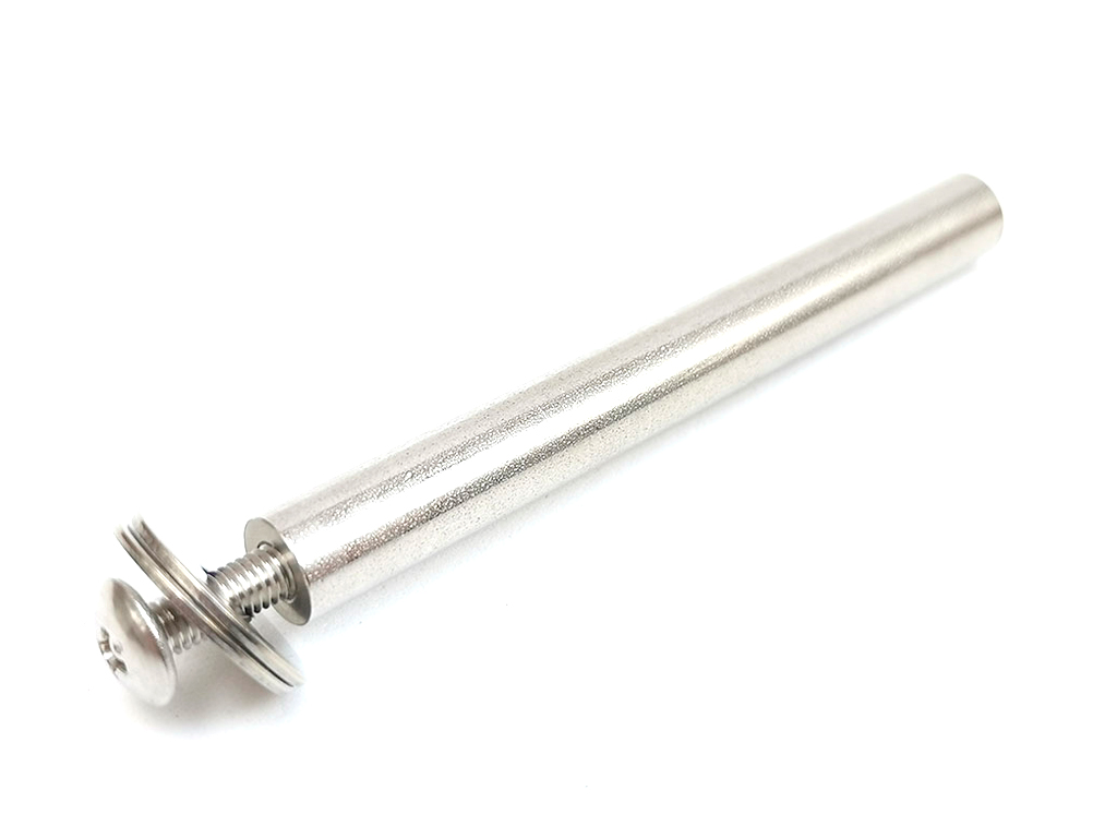 Mandril para discos de grosor menor a 18 mm, tornillo con cuerda M3, vástago Ø 6mm.
