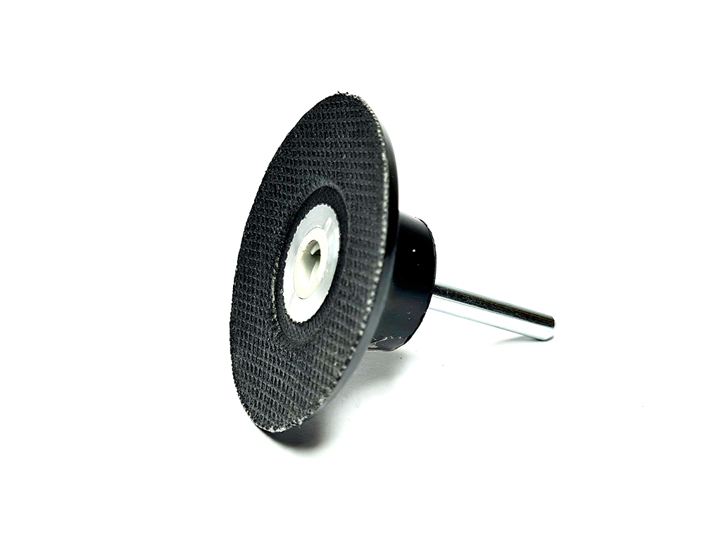 Soporte para disco tipo QRC (cuerda), Ø 3", vástago 1/4"