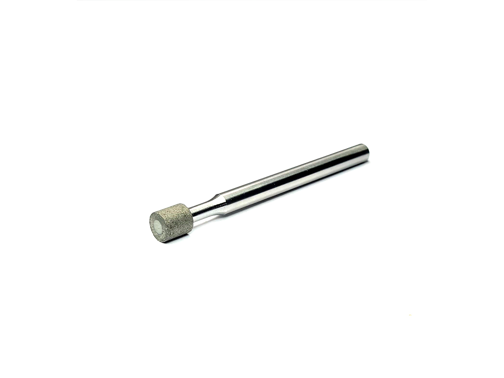 Rectificador cilindrico CBN resínico, #120, Ø8 x 8, vida 3.0, largo 80, vástago Ø6 (mm)