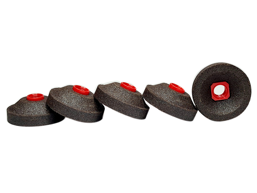 Paq. 24 copas de piedras para esmerilar Ø 30 mm, #100, uso con moto tool MAG-093N y MAG-123N.