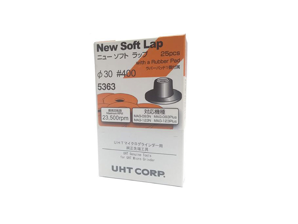 Paq. 25 Discos de fibra con adhesivo para semi acabado #400, c/naranja, Ø 30 (mm).